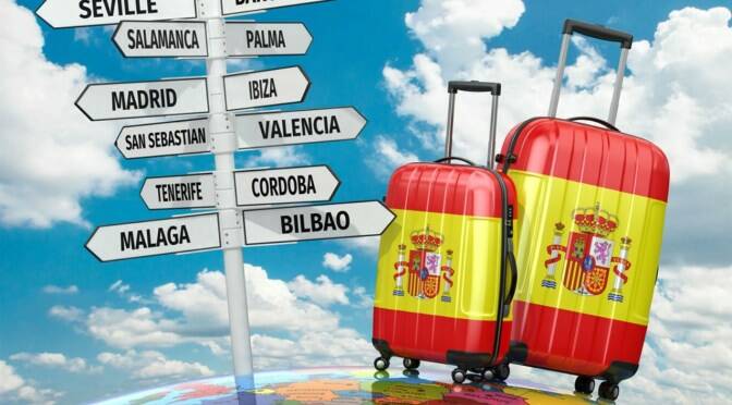 Bijna 9 miljoen buitenlandse toeristen in Spanje in september