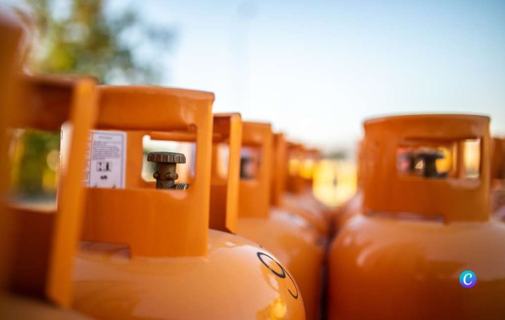 Prijzen oranje butaangasflessen opnieuw gedaald in Spanje