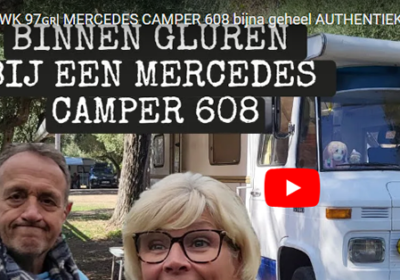 WK 97🇬🇷| Mercedes Camper 608 bijna geheel authentiek