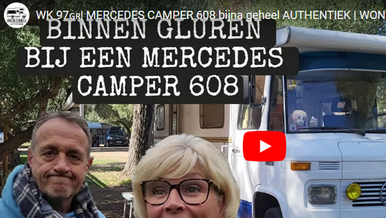 WK 97🇬🇷| Mercedes Camper 608 bijna geheel authentiek