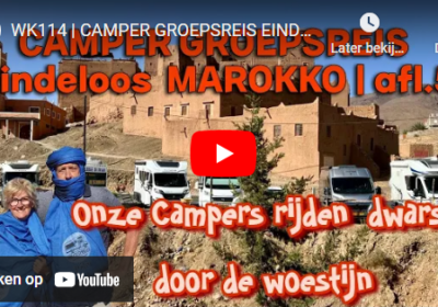 WK114 | Camper groepsreis Endeloos Marokko | Dwars door de woestijn