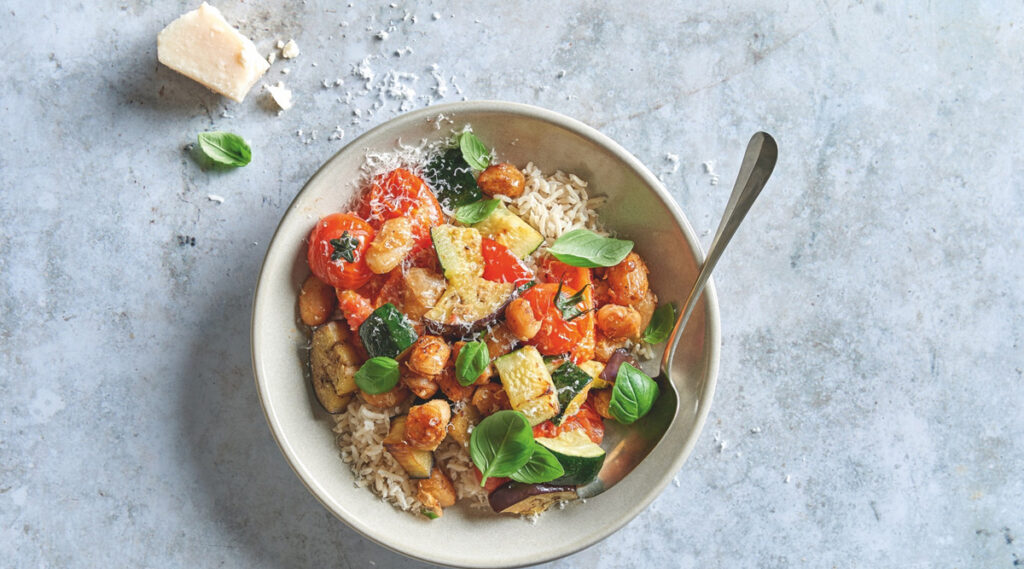 Ratatouille met mediterrane ovengroenten